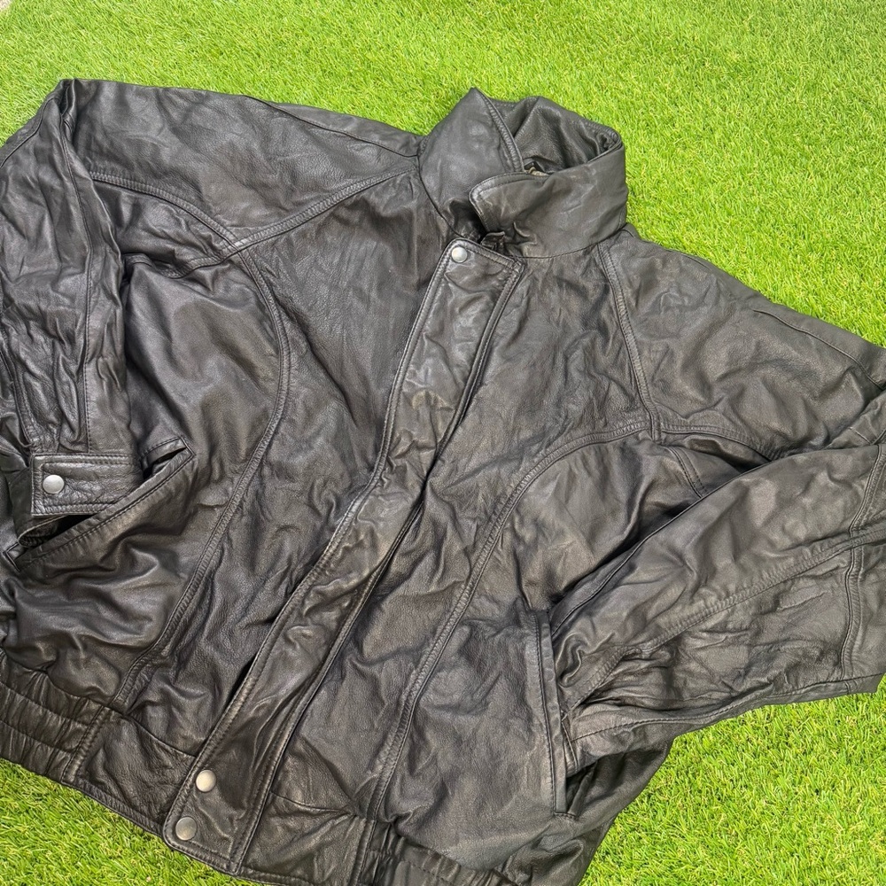 Pierre Cardin Black Bomber‎ Jacket Lightweight Sporty